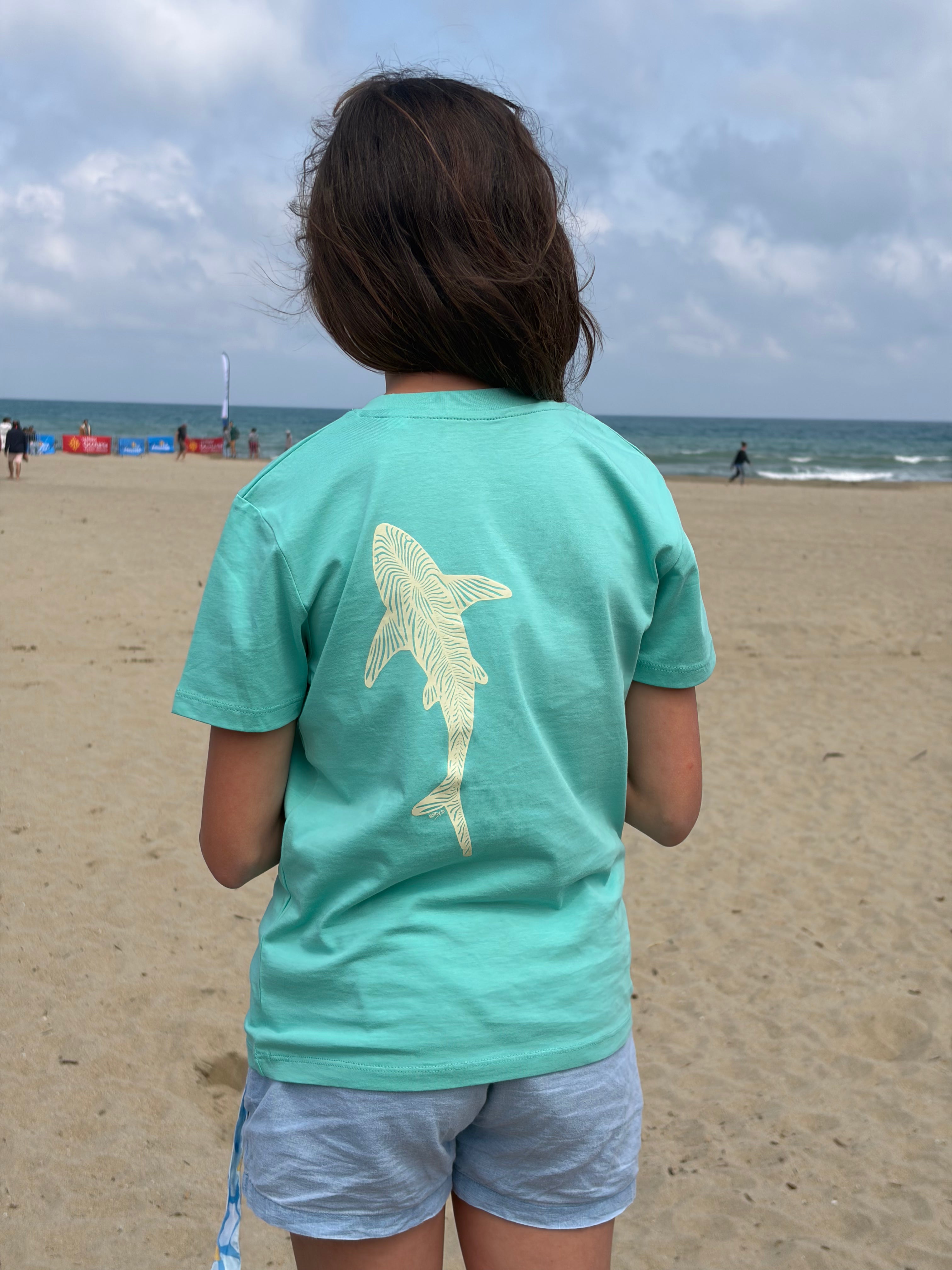 TEE-SHIRT ENFANT REQUIN ZEBRE