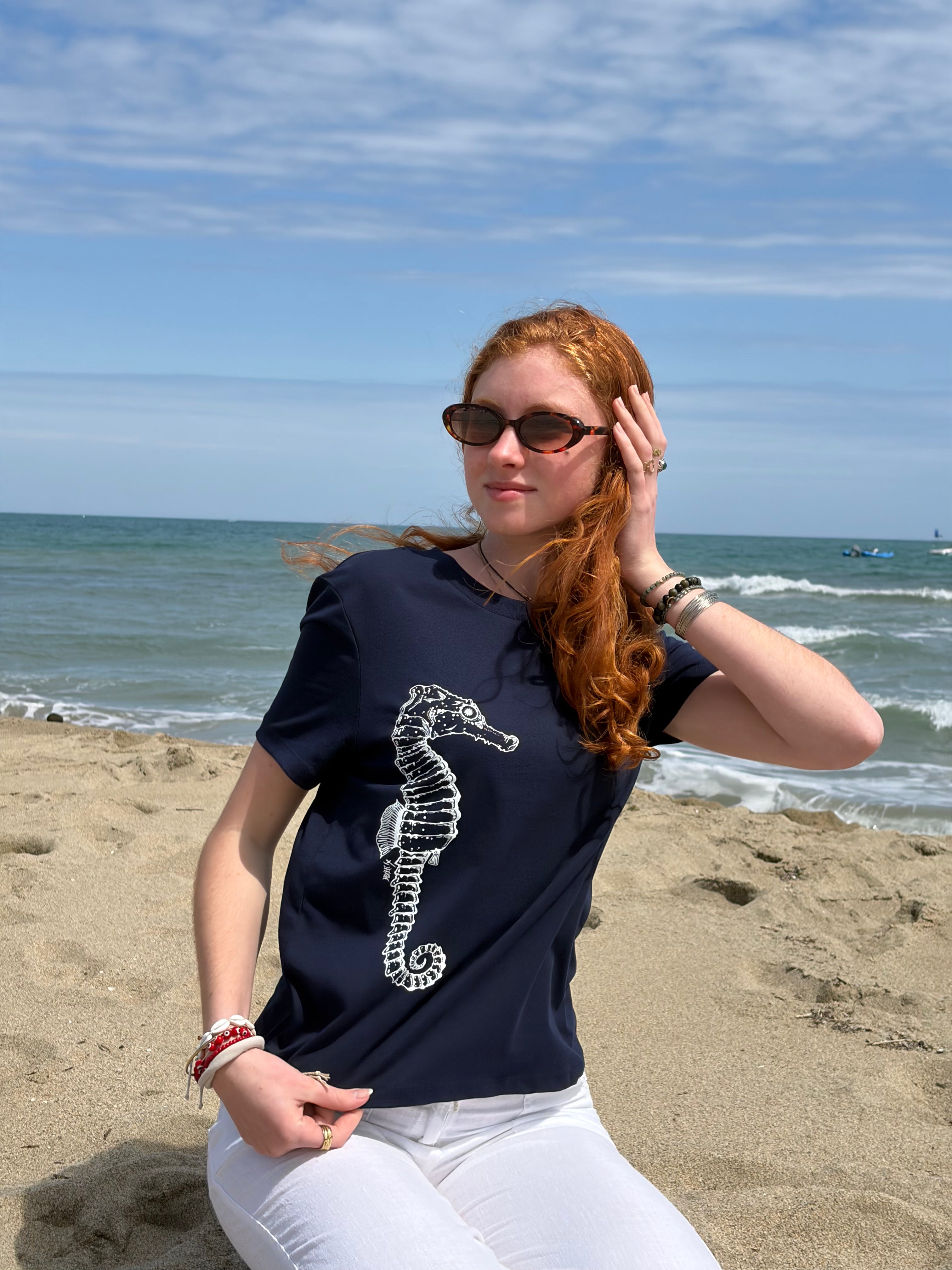 TEE-SHIRT FEMME HIPPOCAMPE