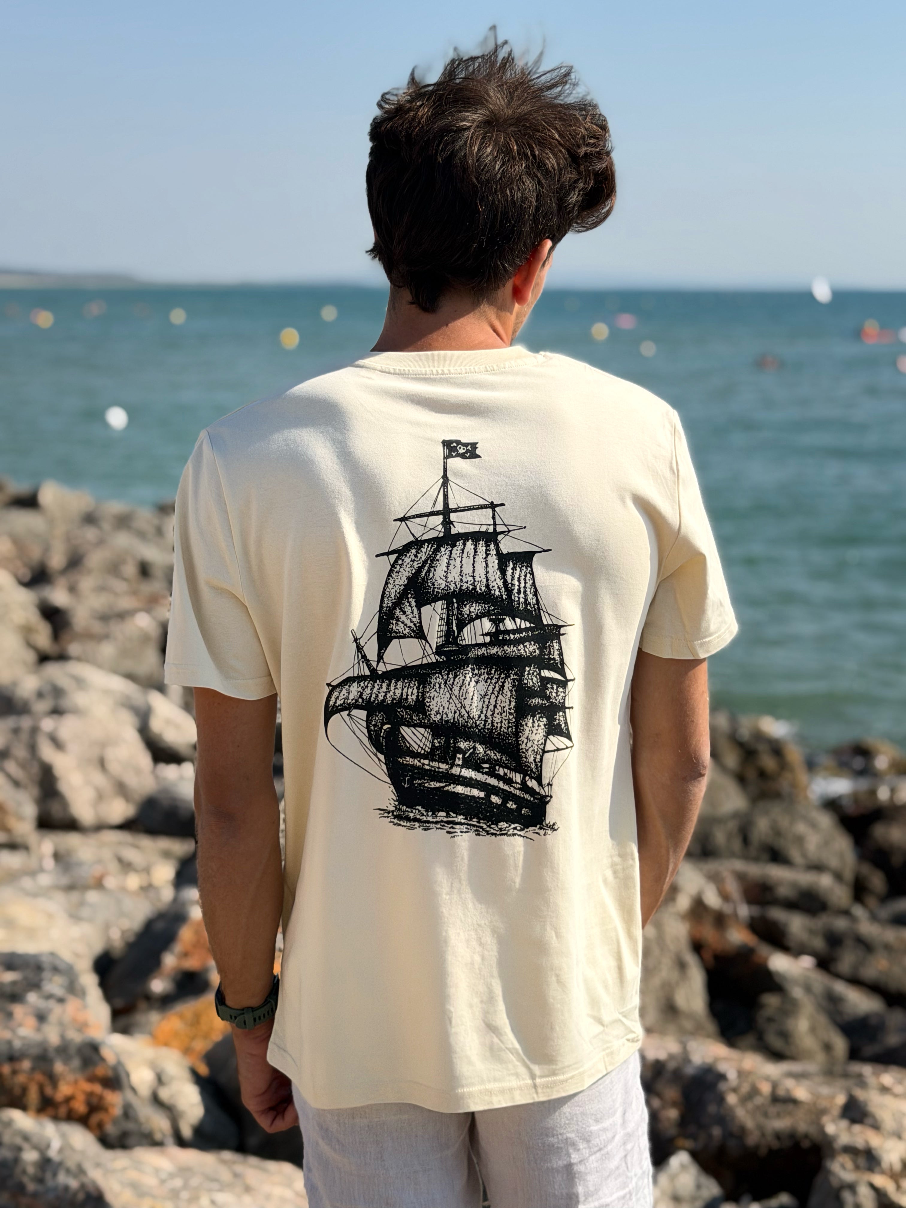 TEE-SHIRT HOMME BATEAU