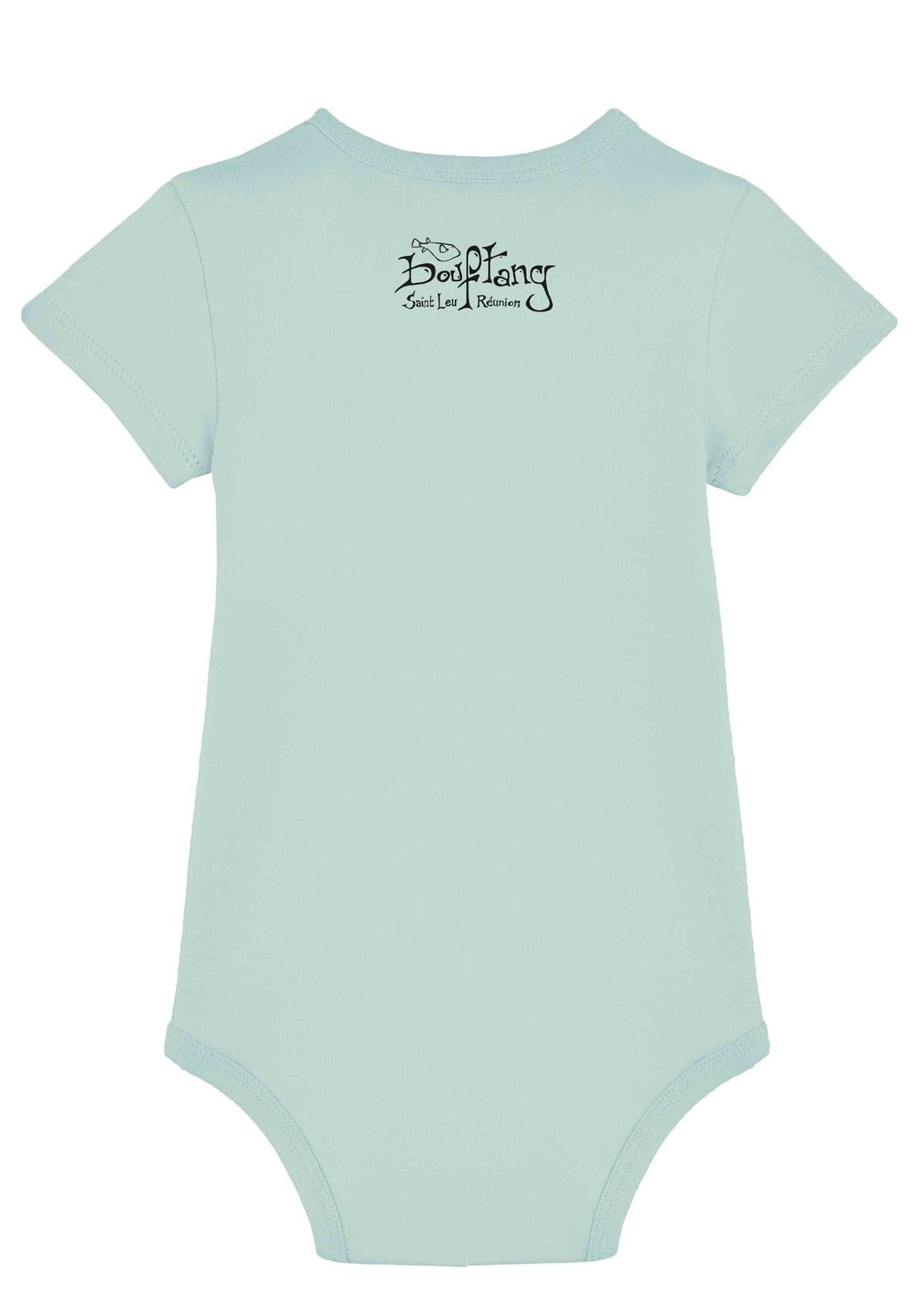 BODY BEBE RAIE - TORTUE VERTE - BALEINE