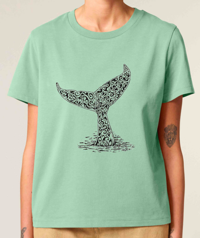 TEE-SHIRT FEMME QUEUE DE BALEINE