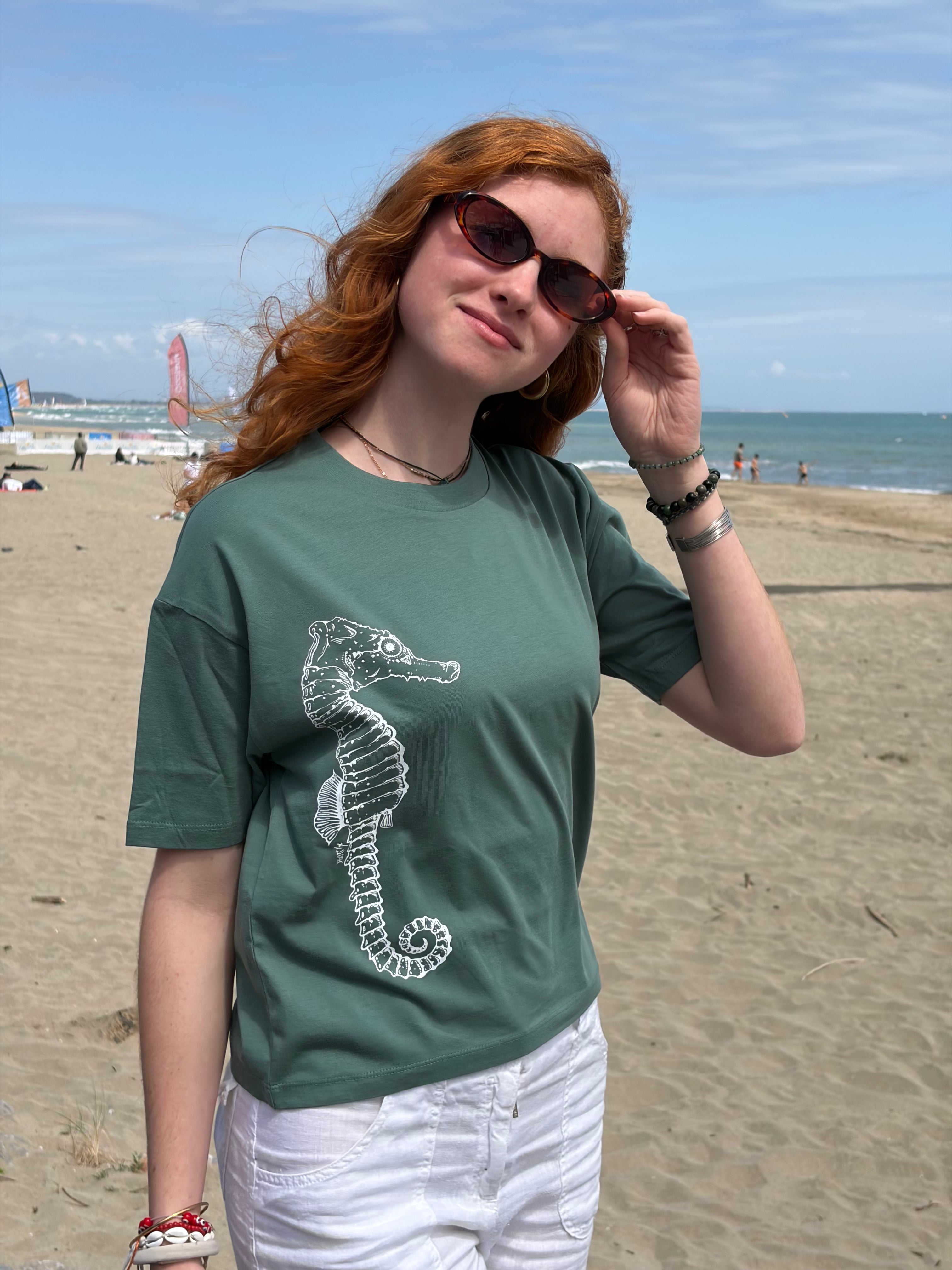 TEE-SHIRT FEMME HIPPOCAMPE