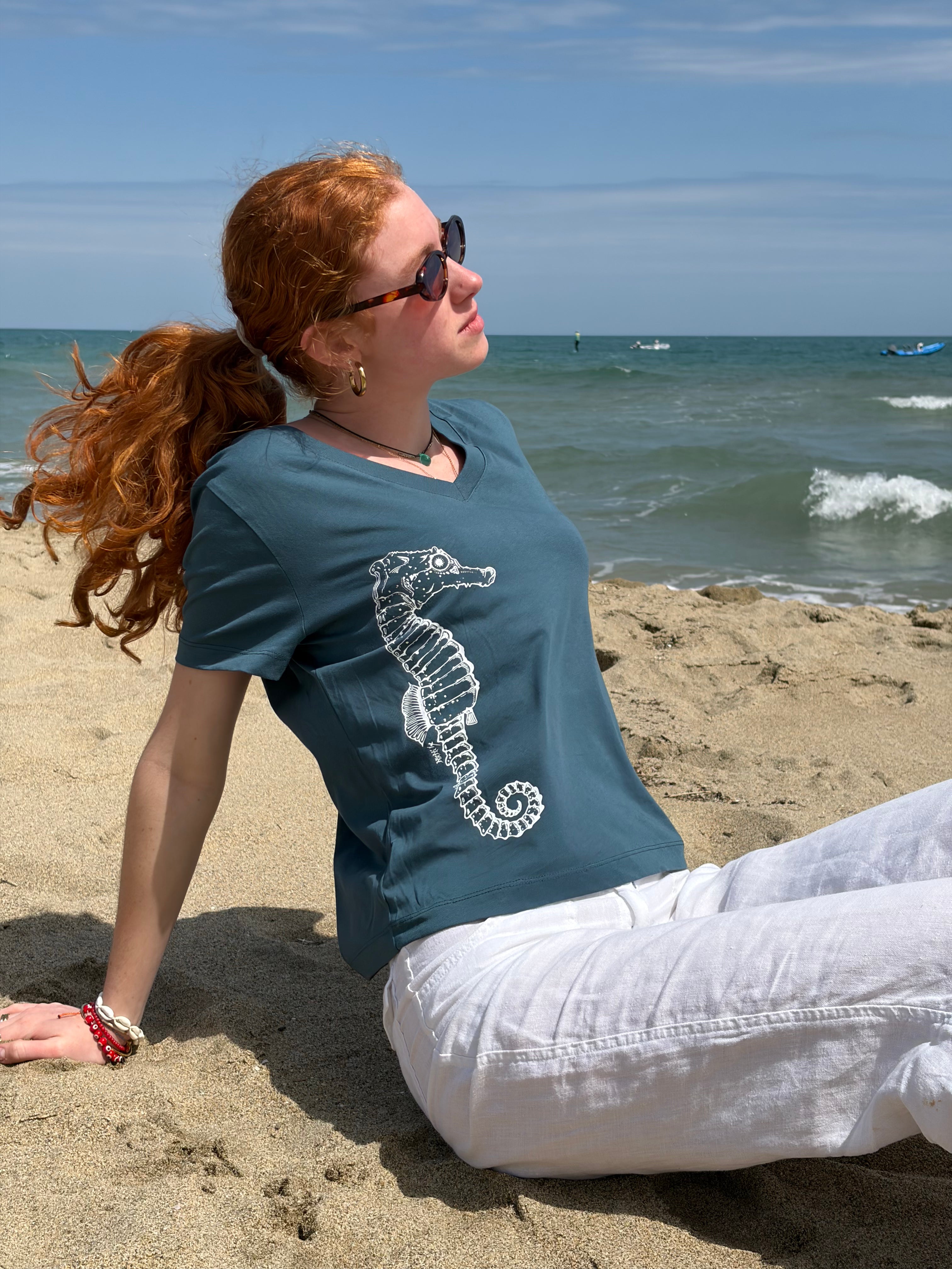 TEE-SHIRT FEMME HIPPOCAMPE