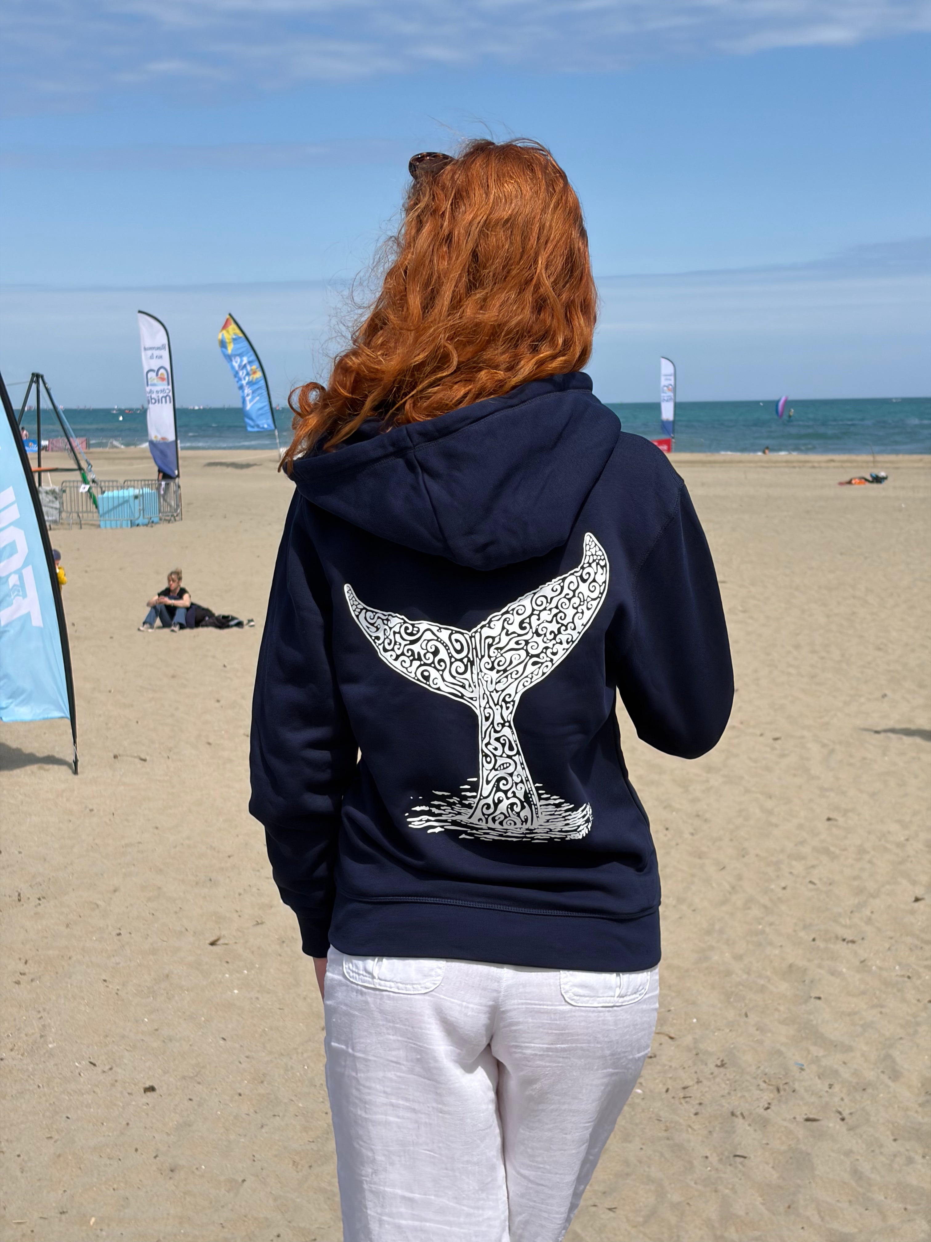 SWEAT MIXTE QUEUE DE BALEINE
