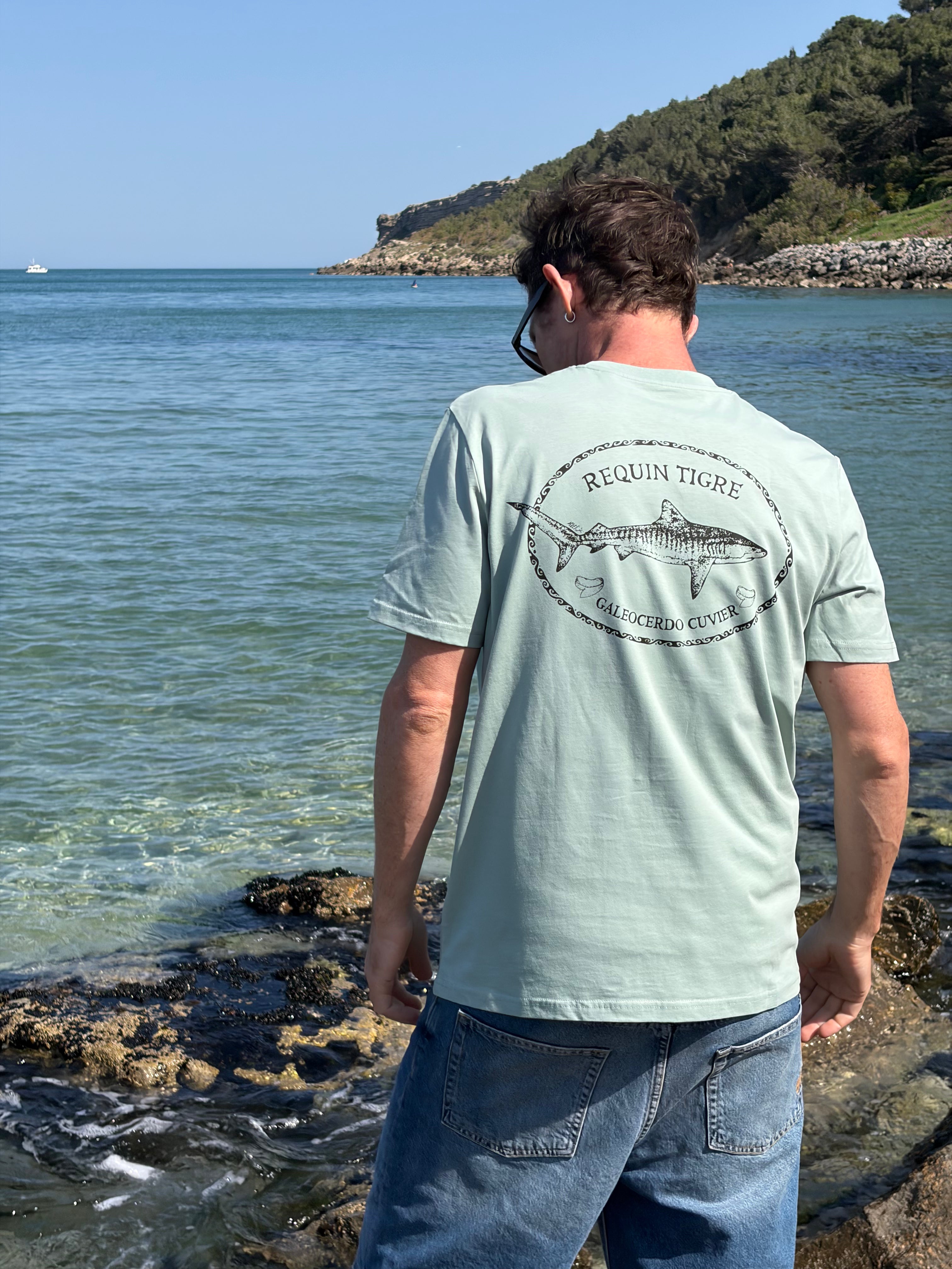 TEE-SHIRT HOMME REQUIN TIGRE