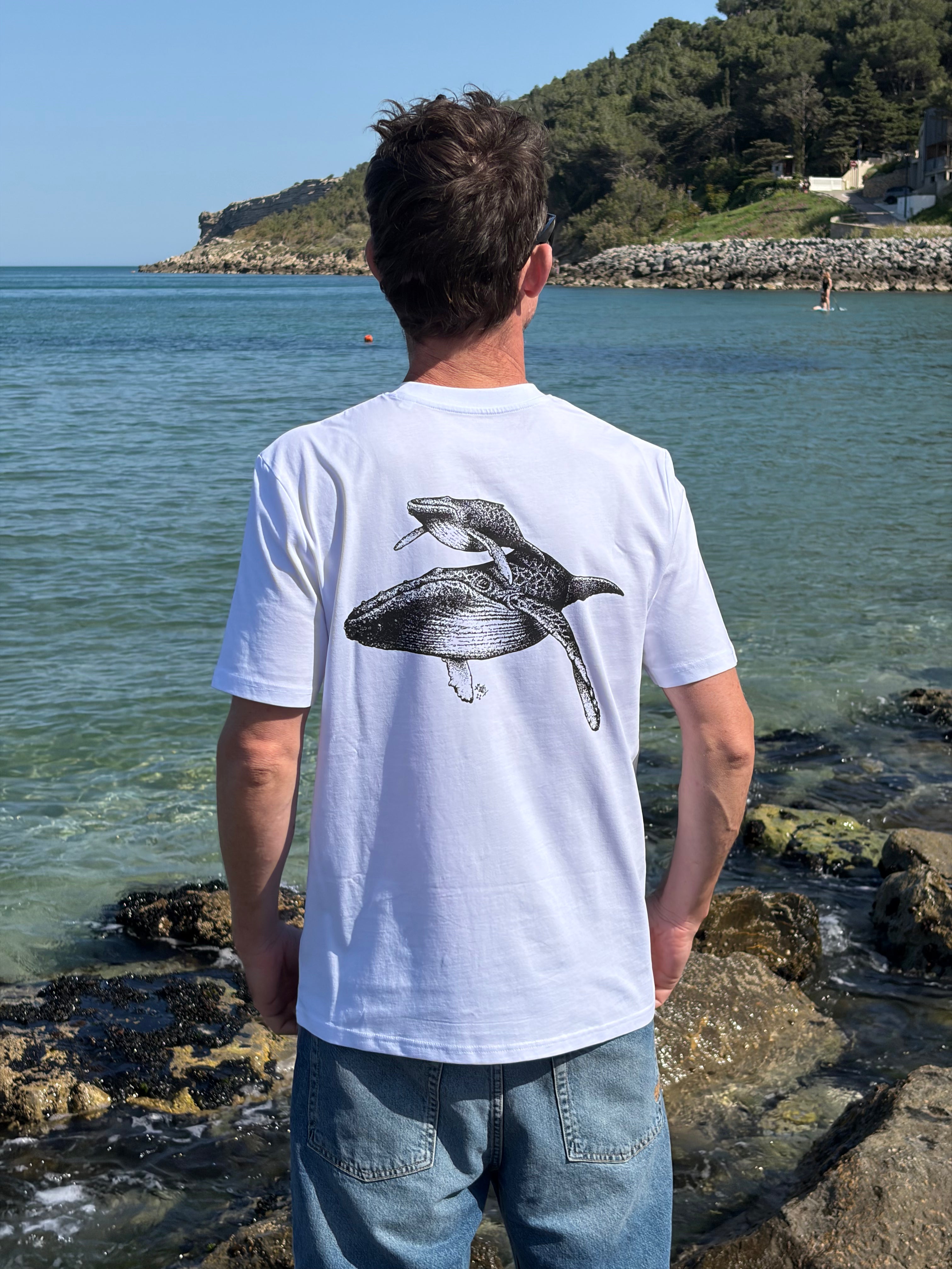 TEE-SHIRT HOMME BALEINES