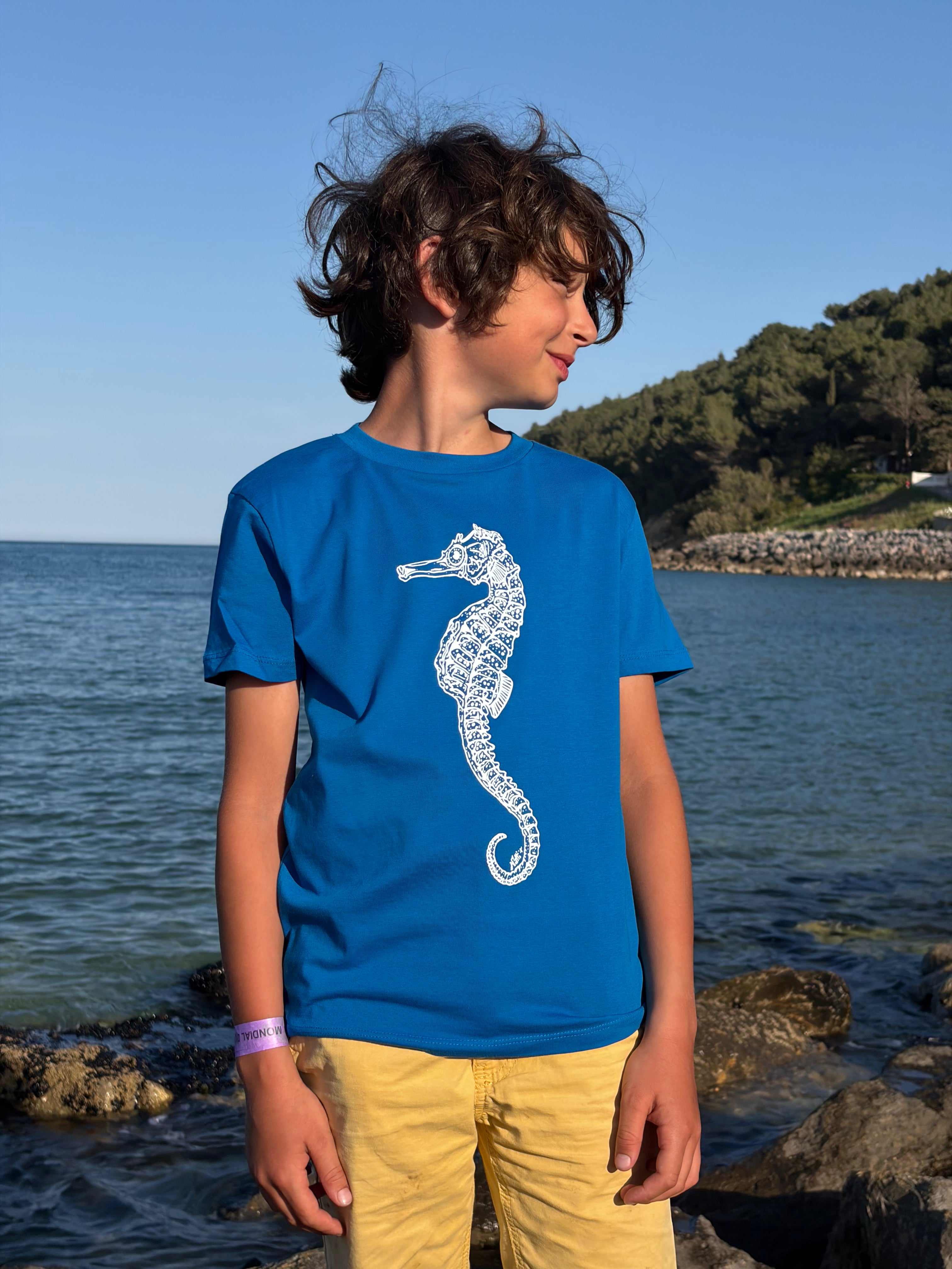 TEE-SHIRT ENFANT HIPPOCAMPE TACHETE