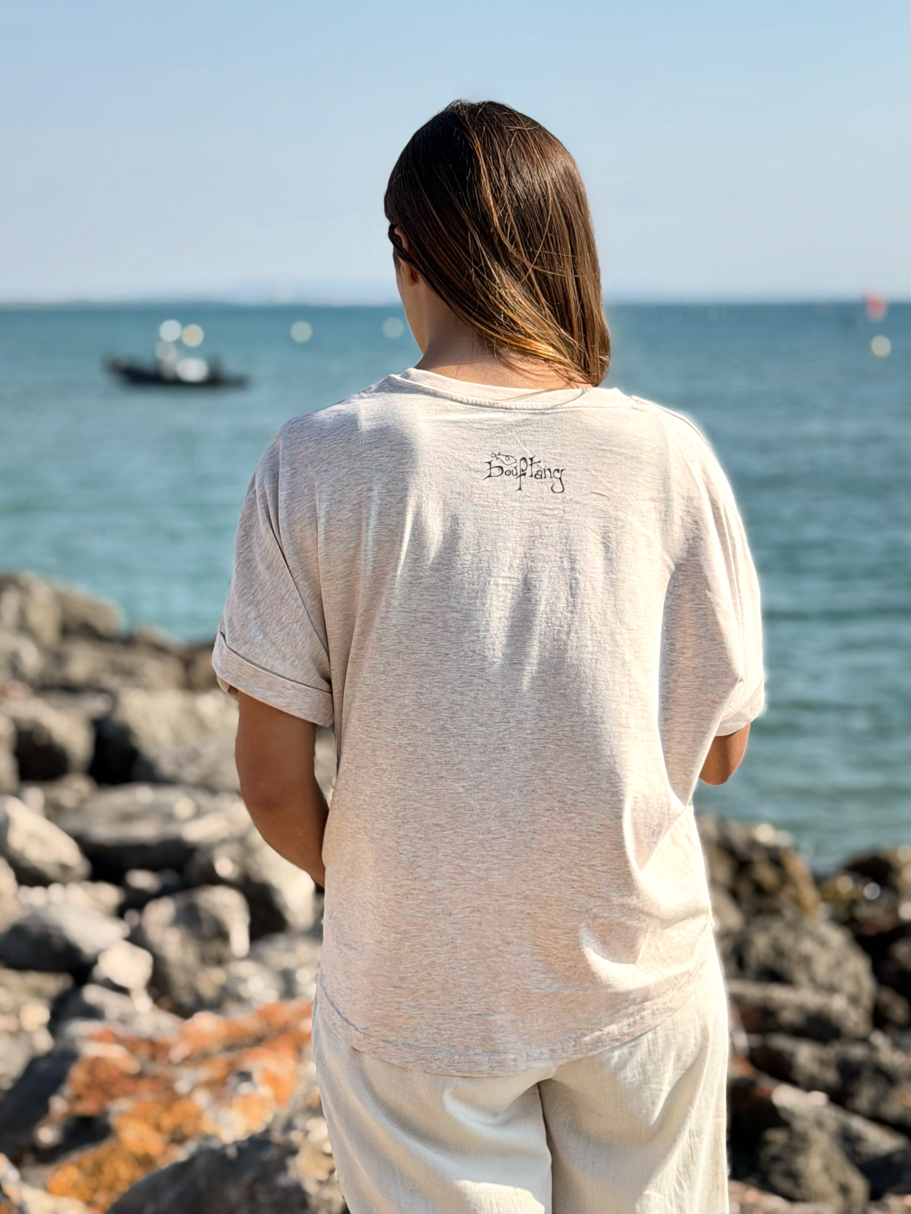 TEE-SHIRT FEMME RAIE
